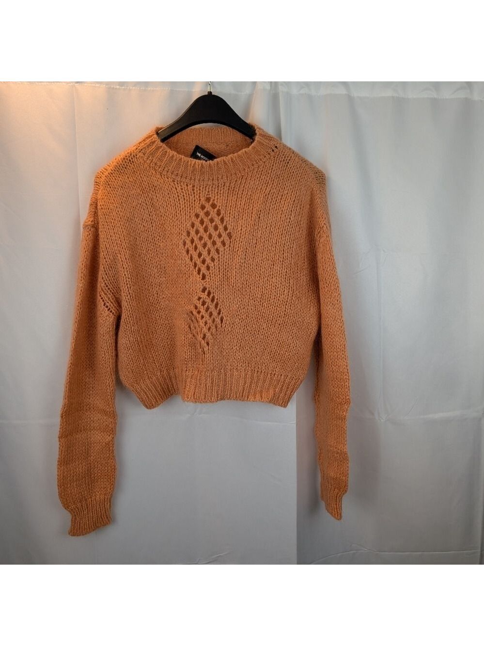The Kooples Paris Cozy Knit Sweater in Orange Size S(1) In EUC